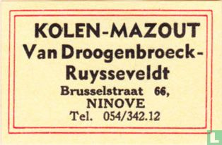 Kolen-Mazout Van Droogenbroeck-Ruysseveldt