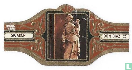 O.L.Vrouw met het kind . 15de eeuw - Image 1