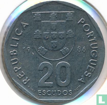 Portugal 20 escudos 1986 - Image 1
