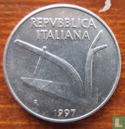 Italien 10 Lire 1997 - Bild 1