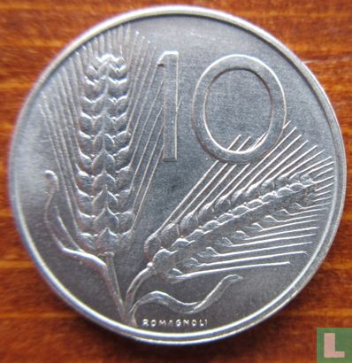Italien 10 Lire 1997 - Bild 2