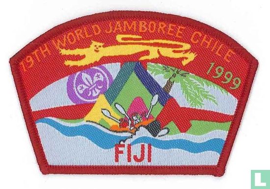 Fiji contingent (fake) - 19th World Jamboree (red border)