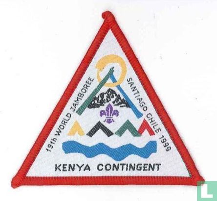 Kenya contingent (fake) - 19th World Jamboree (red border)