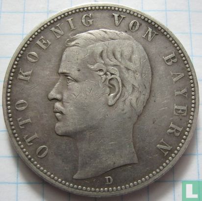 Beieren 5 mark 1903 - Afbeelding 2