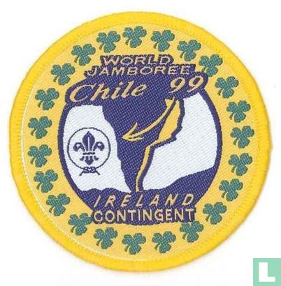 Ireland Contingent (Girl Guides) - 19th World Jamboree (yellow border)