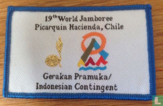 Indonesian contingent (fake) - 19th World Jamboree (blue border) - Image 1