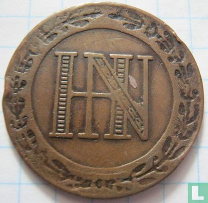 Westphalia 5 centimes 1809 - Image 2