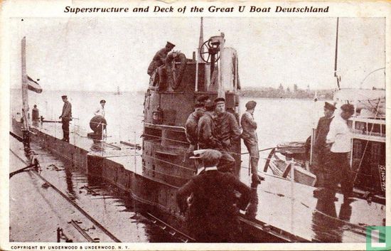 Superstructure and Deck of the Great U Boat Deutschland
