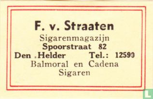 F. van Straaten