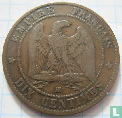 Frankrijk 10 centimes 1863 (BB) - Afbeelding 2