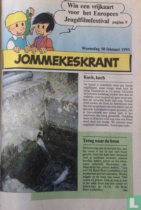 Jommekeskrant - woensdag 10 februari 1993 - Image 1