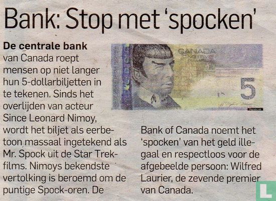 Bank: Stop met 'spocken'