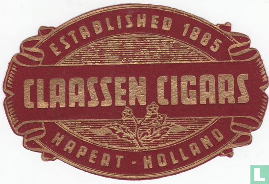Claassen Cigars - Established 1885 - Hapert - Holland - Afbeelding 1