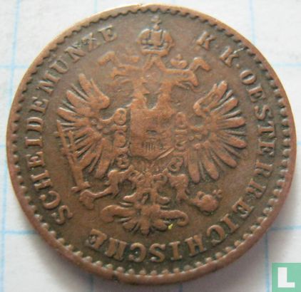 Oostenrijk 5/10 kreuzer 1858 (M) - Afbeelding 2