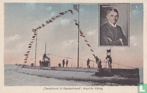 Tauchboot U.-Deutschland, Kapitän König