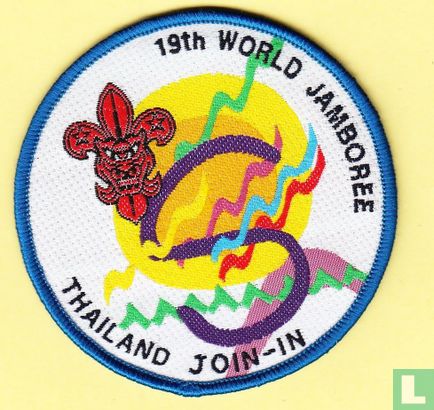 Thailand contingent - Join-In - 19th World Jamboree (blue border)