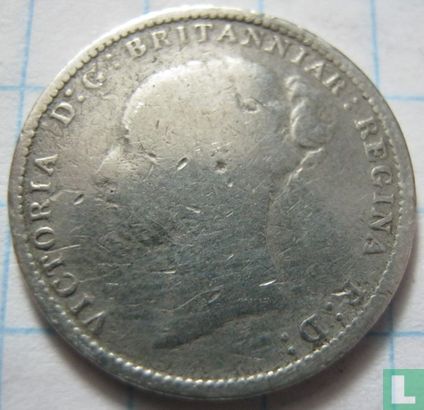 Vereinigtes Königreich 3 Pence 1881 - Bild 2