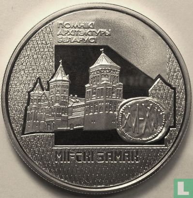 Belarus 20 rubles 1998 (PROOF) "Architecture of Belarus - Mir castle" - Image 2