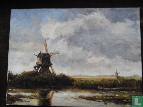 Windmühle im Polder - Bild 1