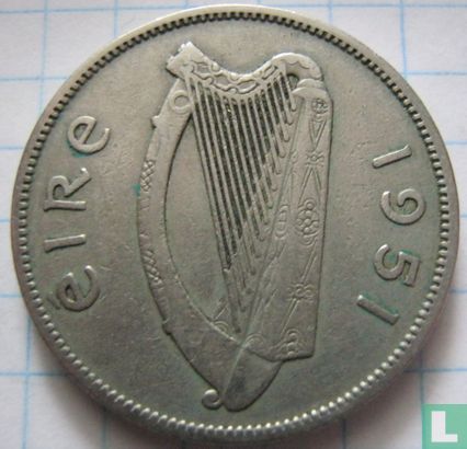 Ierland 1 florin 1951 - Afbeelding 1