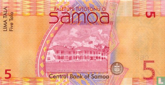 Samoa 5 Tala ND (2012) - Image 2