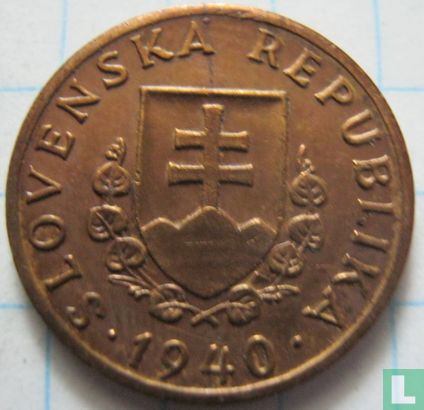 Slovaquie 20 halierov 1940 - Image 1