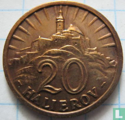 Slowakije 20 halierov 1940 - Afbeelding 2