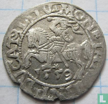 Polen-Litouwen ½ groschen 1559 - Afbeelding 1