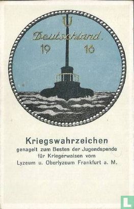 U Deutschland 1916. Kriegswahrzeichen - Bild 1