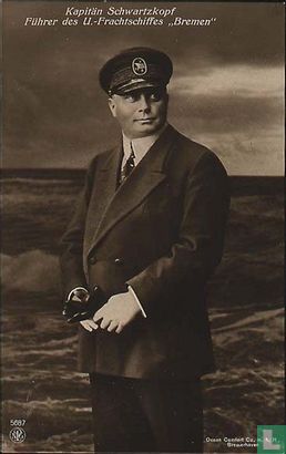 Kapitän Schwartzkopf Führer des U.-Frachtschiffes „Bremen“