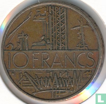 Frankrijk 10 francs 1976 - Afbeelding 2