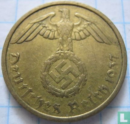 Duitse Rijk 10 reichspfennig 1937 (A) - Afbeelding 1