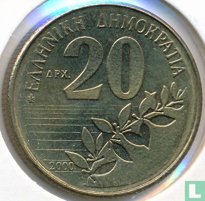 Greece 20 drachmes 2000 - Image 1