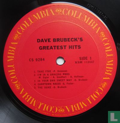 Dave Brubeck's greatest hits  - Bild 3
