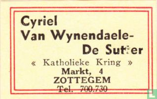 Cyriel Van Wynendaele-De Sutter