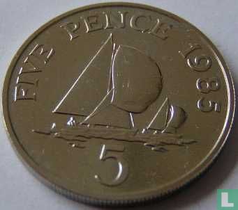Guernesey 5 pence 1985 - Image 1