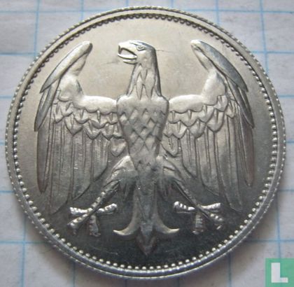 German Empire 3 mark 1922 (A) - Image 2