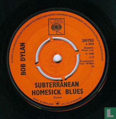 Subterranean Homesick Blues - Afbeelding 3