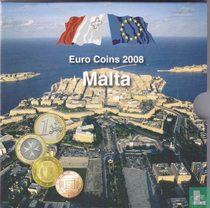 Malta jaarset 2008 "The introduction of Malta's euro coins" - Afbeelding 1