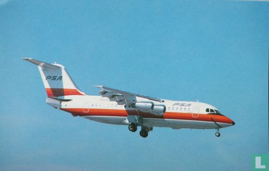 N358PS - BAe 146-200 - Pacific Southwest Airlines - Afbeelding 1