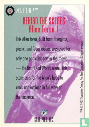 Behind the Scenes – Alien Torso I - Bild 2