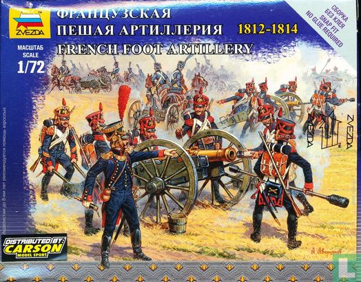 Franse Voet Artillerie 1812-1814 - Afbeelding 1