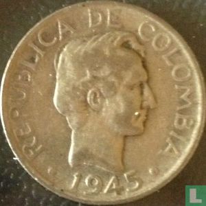 Colombie 20 centavos 1945 (avec B) - Image 1
