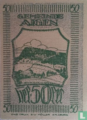 Aigen 50 Heller 1920 - Image 1