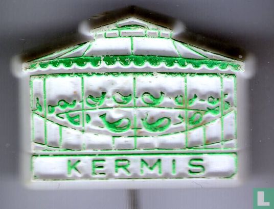 Kermis (pêche canard) [vert sur blanc]