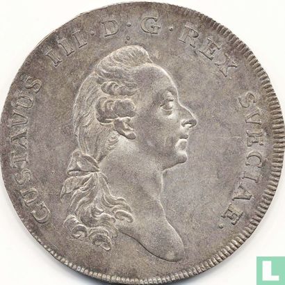Zweden 1 riksdaler 1775 - Afbeelding 2