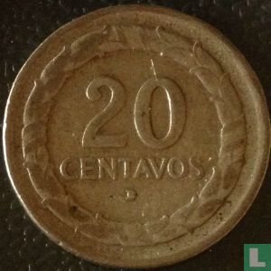 Kolumbien 20 Centavo 1947 (Typ 1) - Bild 2