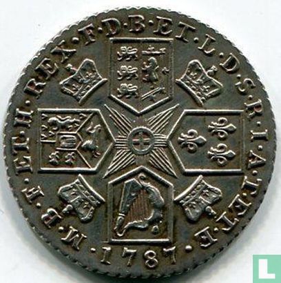 Verenigd Koninkrijk 1 shilling 1787 (met hartjes) - Afbeelding 1