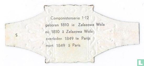 Chopin - geboren 1810 te Zelazowa Wola - overleden 1849 te Parijs - Image 2