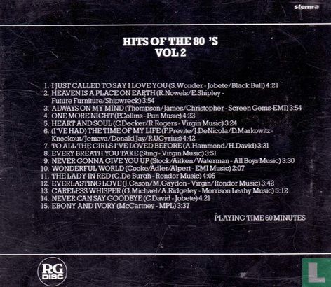 Hits Of The 80's Vol.2 - Image 2